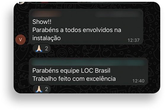 Depoimento de cliente LOCBRASIL ENERGY